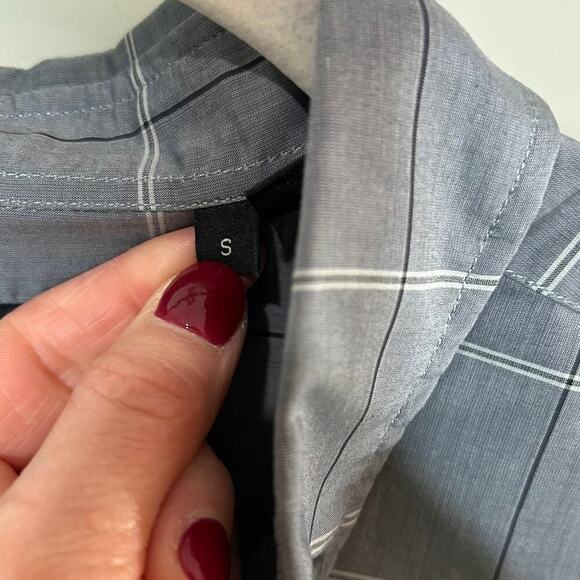 Boss Hugo Boss Gray Slim Fit Button Up Shirt Size S - Picture 5 of 9